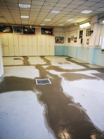 Pavimento industriale prima