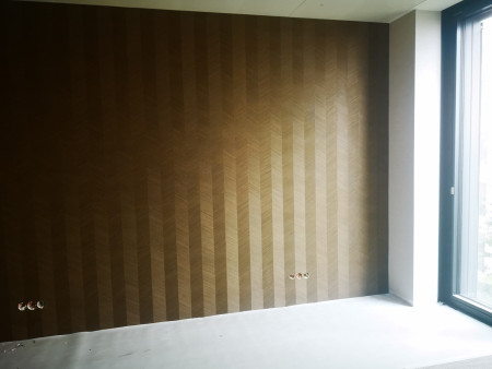 Tappezzeria in essenza di legno